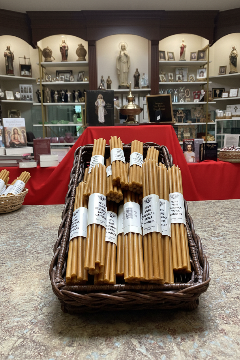 Beeswax Taper Candles
