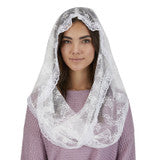 White Infinity Chapel Veil