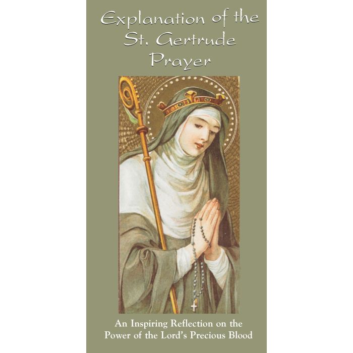 Pamphlet: Explanation of the St. Gertrude Prayer