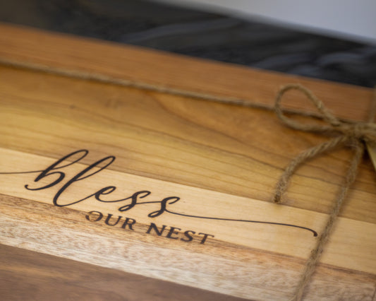 Medium Wood-Burned Cutting Board