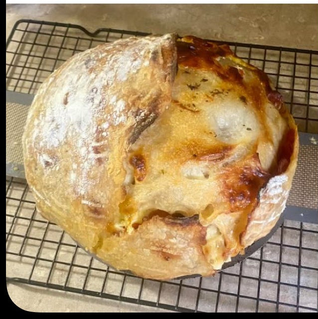 Pepperoni Pizza Sourdough Loaf