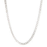 30” 3mm Curb Chain - Silver