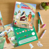 Saints for Girls Sticker Activity Book