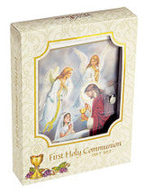 Blessed Sacrament First Communion Wallet Set for Girl