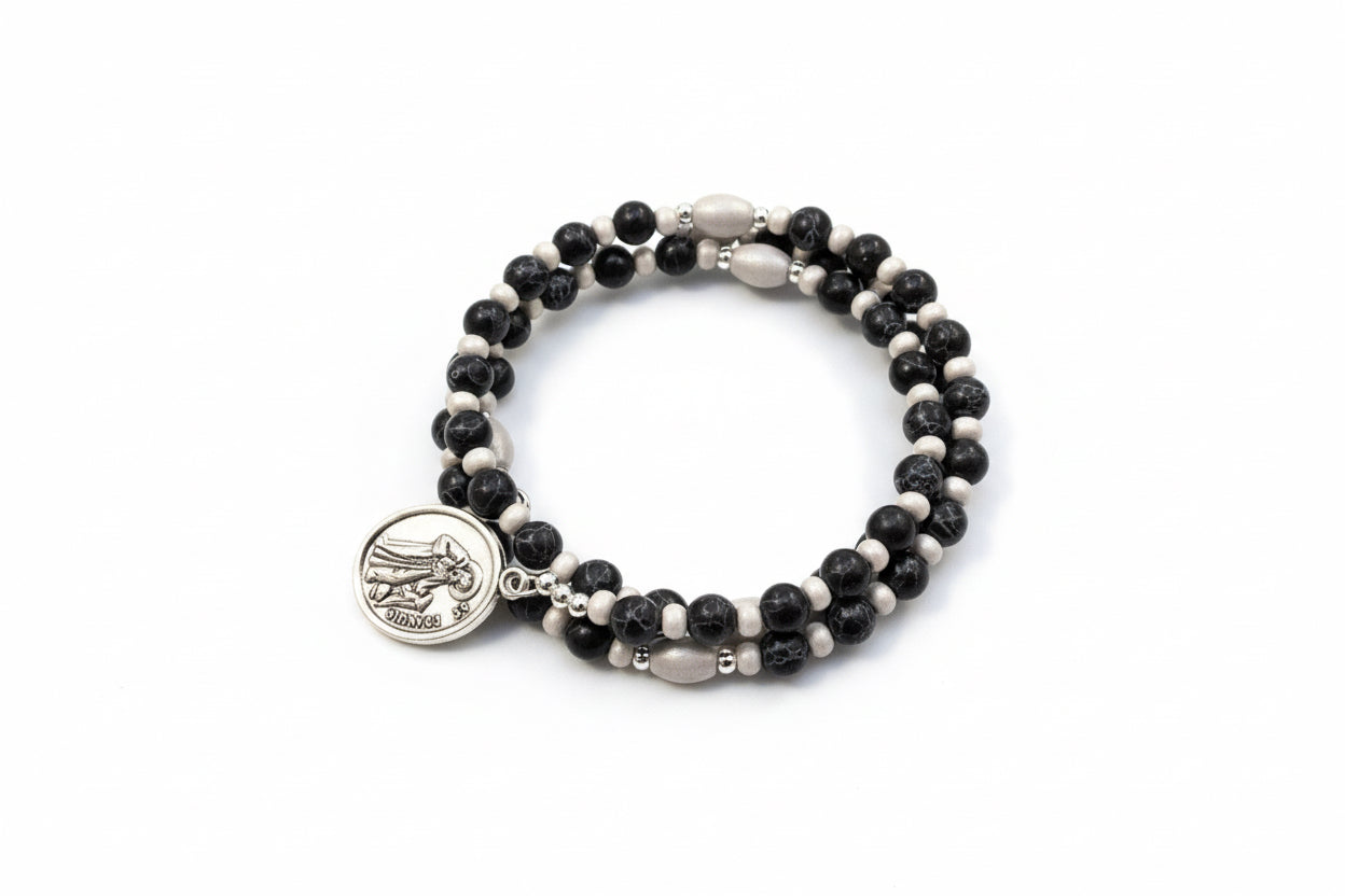 Wrap rosary bracelet: Frncs Trqs