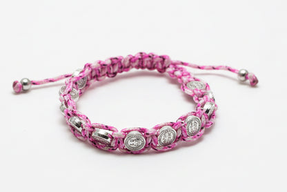 St Benedict macrame Bracelet
