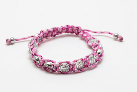St Benedict macrame Bracelet