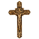9” St. Benedict Gold Crucifix