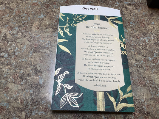 Get Well - Jesus The Great Physician