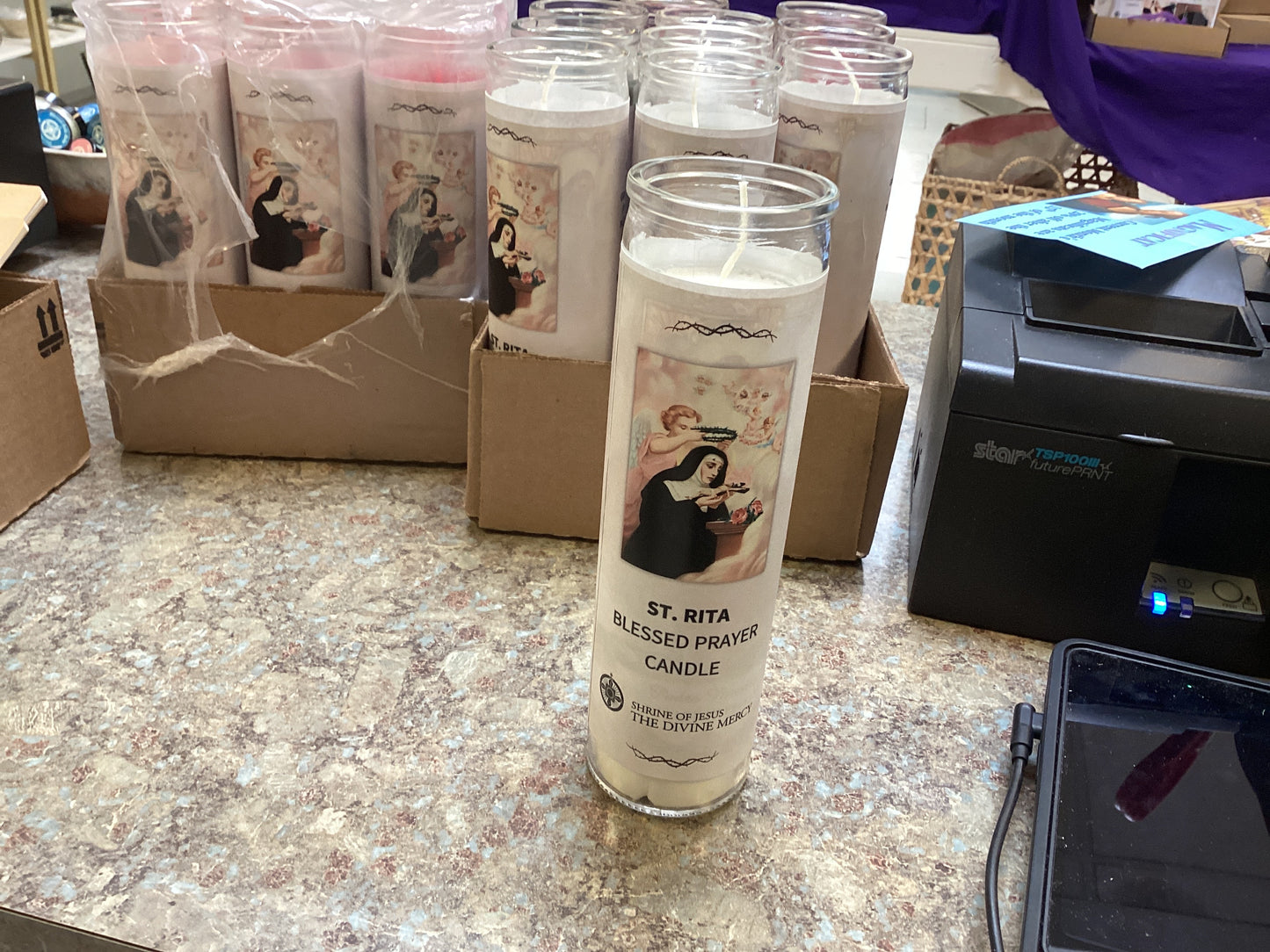 St. Rita Blessed Candles