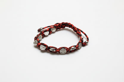St Benedict macrame Bracelet