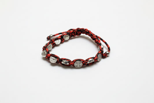 St Benedict macrame Bracelet