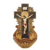 St. Benedict Crucifix Holy Water Font