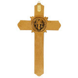 9” St. Benedict Gold Crucifix