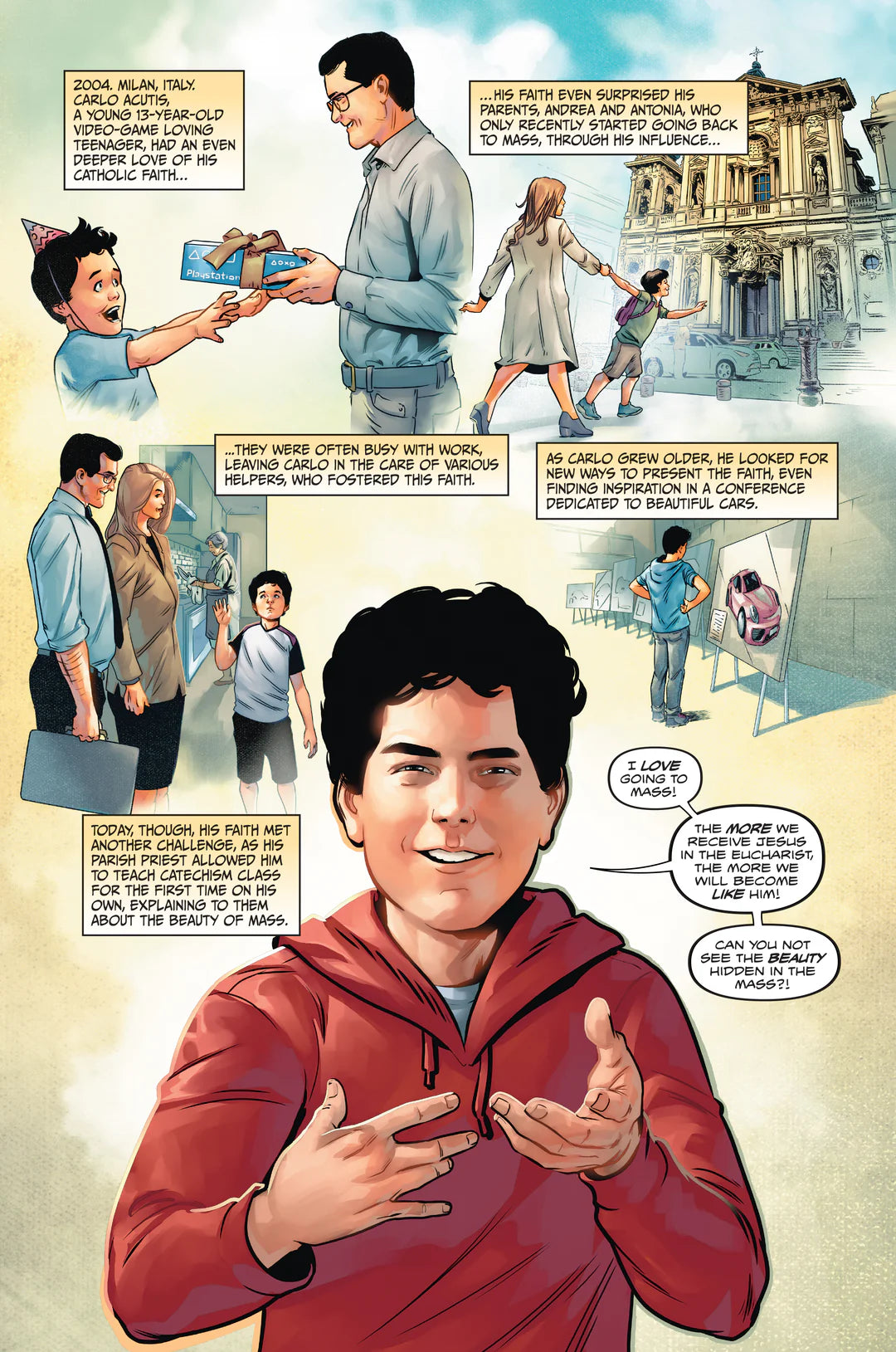 Digital Disciple Carlo Acutis and the Eucharist - Comic Book