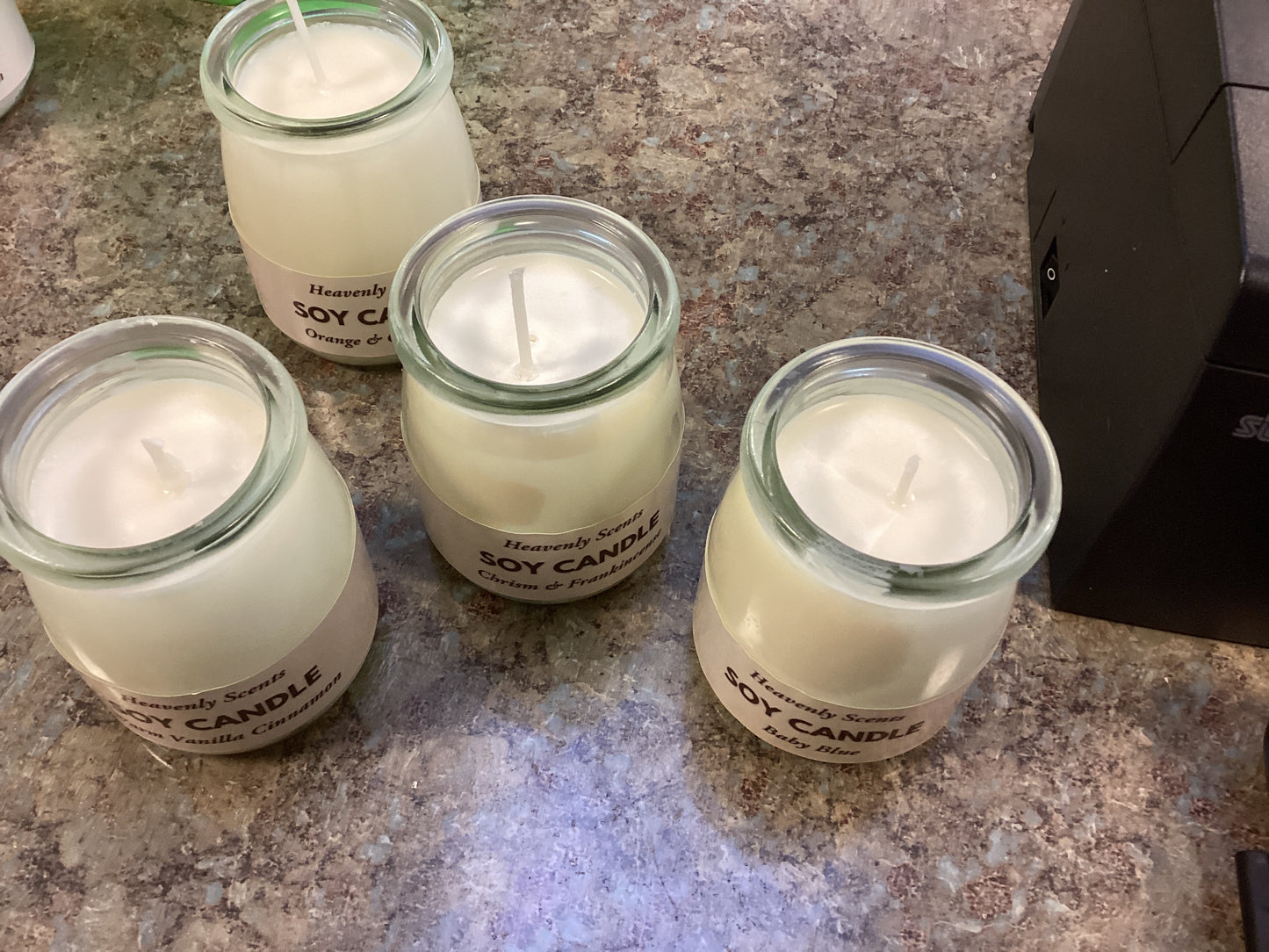 Small Soy Candles - White Jar