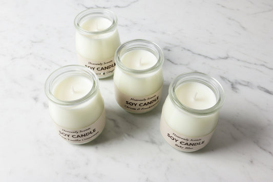 Small Soy Candles - White Jar