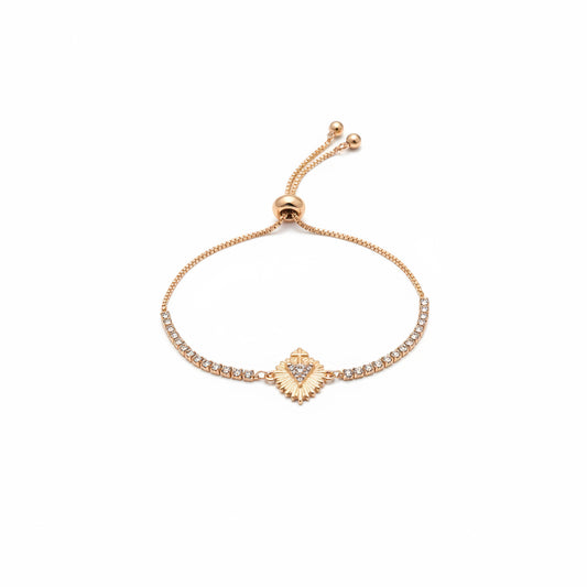 Sacred Heart Gemstone Bracelet
