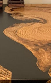 One of A Kind Custom Wood & Resin Table