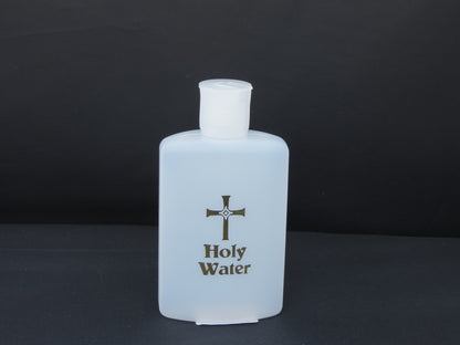 Holy Water Bottle Gold Crucifix