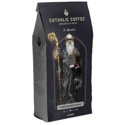 Catholic Coffee - St. Benedict Dark Chocolate Hazelnut Blend