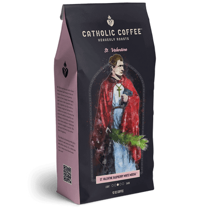 Catholic Coffee - St. Valentine Raspberry White Mocha