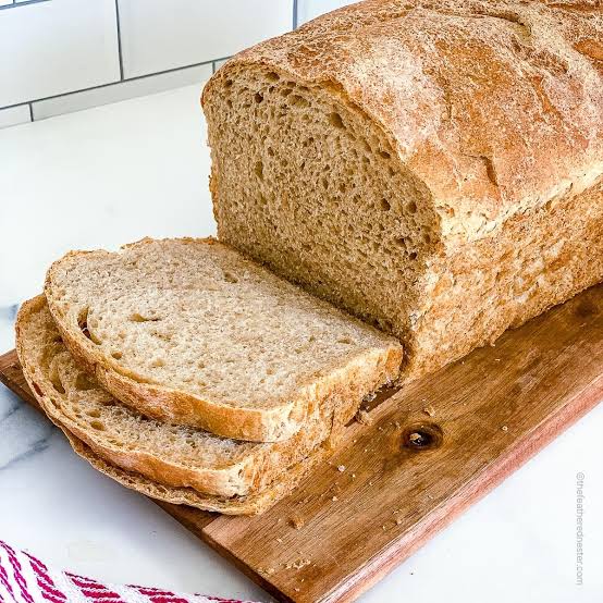 Homemade Whole White Wheat Sourdough Bread