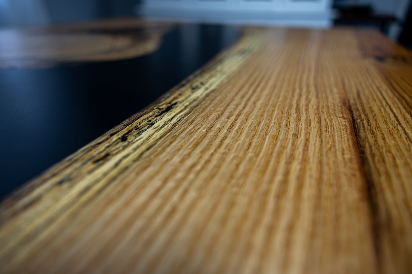 48" by 24" Resin and Wood Coffee Table
